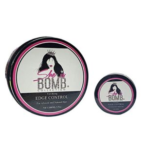 She Is Bomb Collection Edge Control 3.5 Oz, 1 Oz