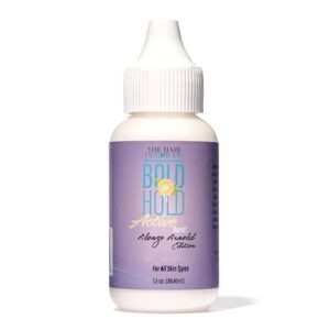 The Hair Diagram Bold Hold Active Burst (1.3oz) - Lace Wig Glue With Strong Hold - Invisible Bond - Formulated For Oily Skin - Non Toxic - Odor & Latex Free - Humidity Resistant - Waterproof - Lemon