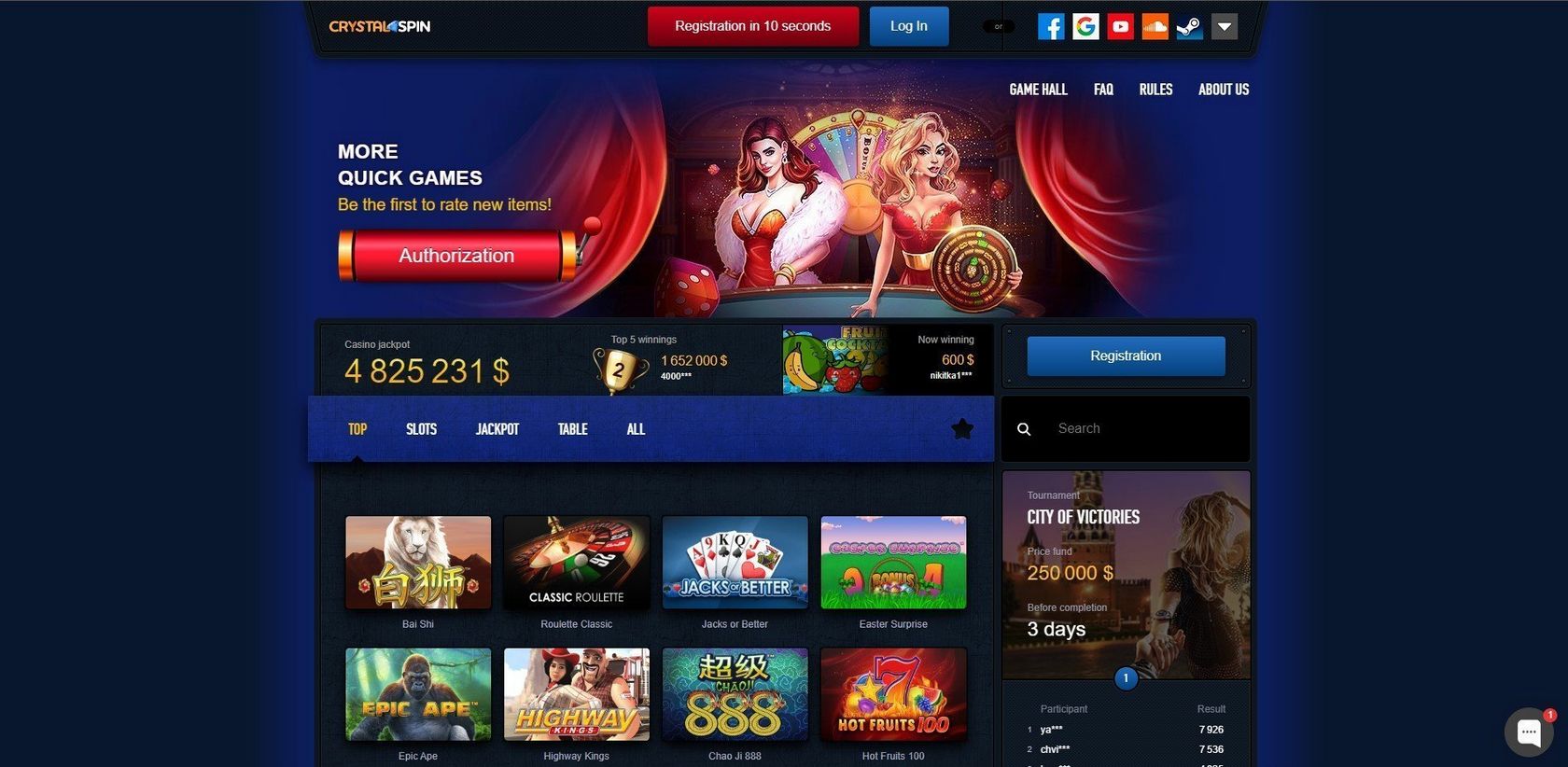 Big Wins Live Casino